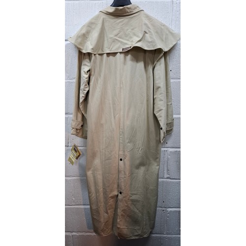 47 - Driza-Bone- An un-worn natural moleskin riding coat having original tags intact, size 6 on label (ap... 