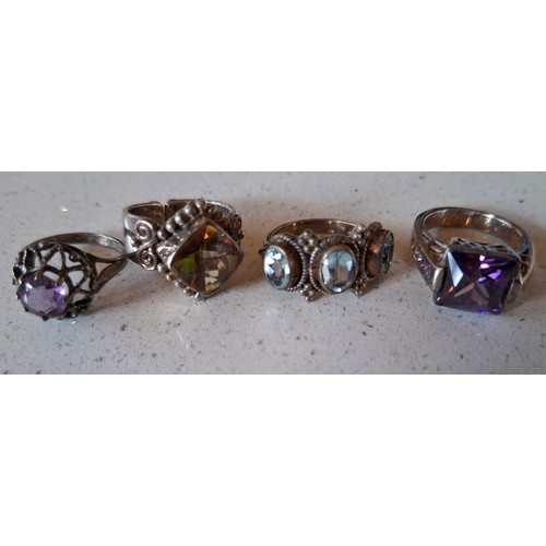 45 - A quantity of silver and white metal jewellery to include silver chains stamped 925, mixed pendants ... 