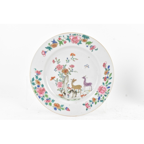 44 - Mixed 18th and 19th century Chinese porcelain to include an early 18th century blue and white bowl, ... 