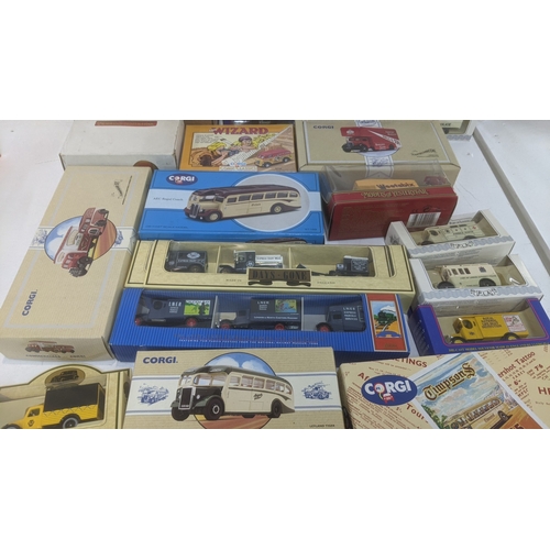 203 - Boxed diecast model vehicles to include a Corgi 9719S Bedford Howells Pantechnicon, a boxed Matchbox... 
