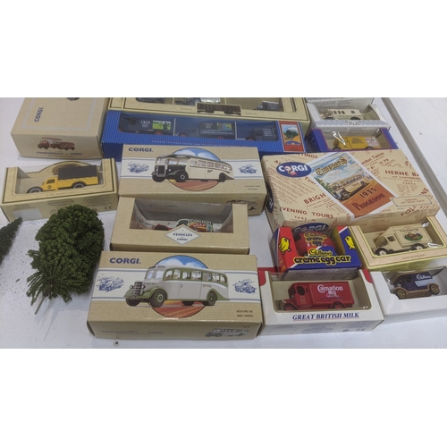203 - Boxed diecast model vehicles to include a Corgi 9719S Bedford Howells Pantechnicon, a boxed Matchbox... 