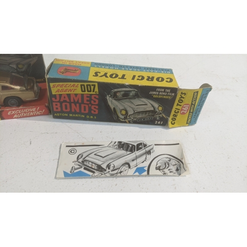 70 - A boxed Corgi Toys 261 Special Agent 007 James Bond Aston Martin DBS with passengers and instruction... 