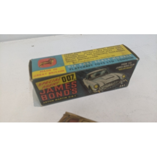 77 - Three Corgi James Bond diecast model cars to include DB5 261, and two 2CV boxed
Location:
If there i... 