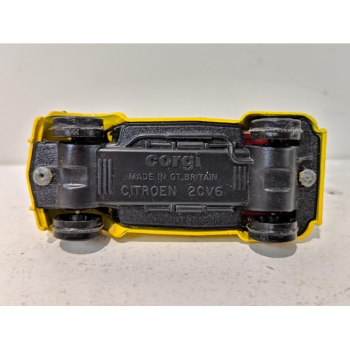 218 - Corgi to include Tom & Jerry vehicles, a Pink Panther on a bike and three yellow Citroen 2CVs from t... 