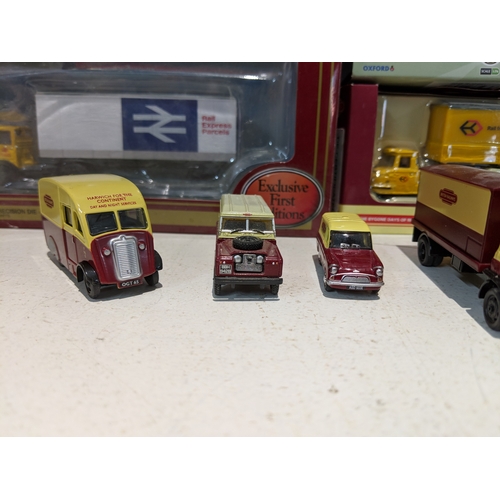 58 - A collection of British Railway vehicles to include some Oxford commercial vehicles and some Corgi T... 