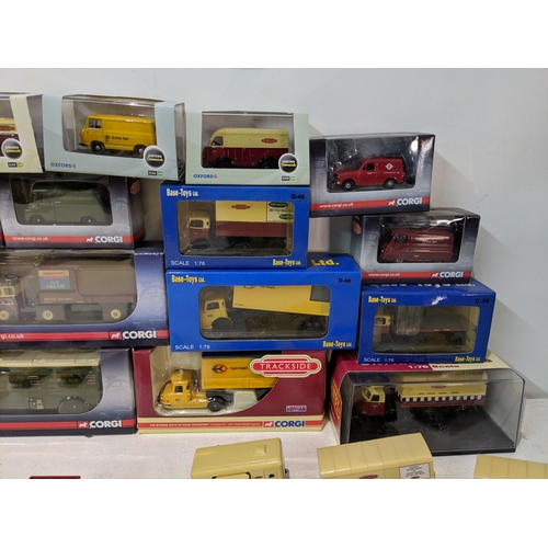 58 - A collection of British Railway vehicles to include some Oxford commercial vehicles and some Corgi T... 