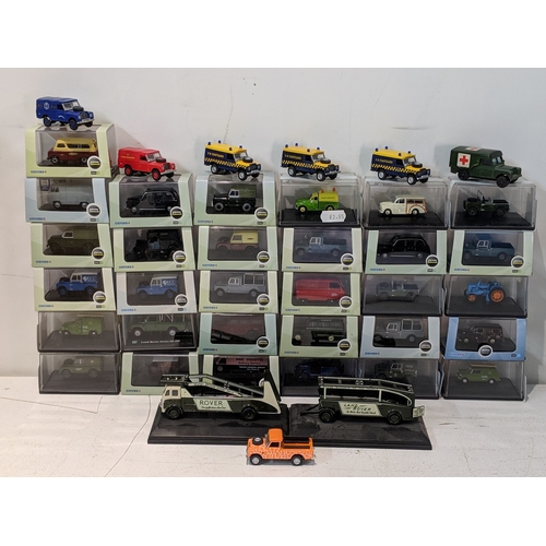 59 - A collection of Land Rovers and Oxford Commercials some boxed and some loose Location: 10-2
If there... 