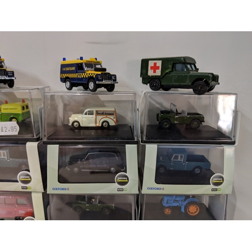 59 - A collection of Land Rovers and Oxford Commercials some boxed and some loose Location: 10-2
If there... 
