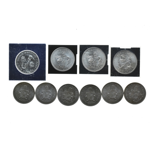 10 - A collection of silver coinage from Bermuda, total weight of coins 248.8g.
Location: CAB 3