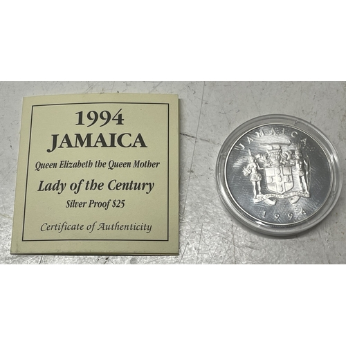 16 - A collection of seven silver 