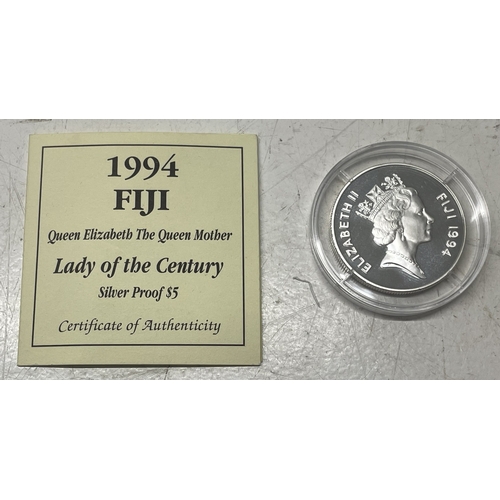 16 - A collection of seven silver 