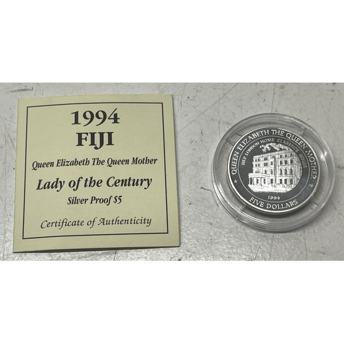 16 - A collection of seven silver 