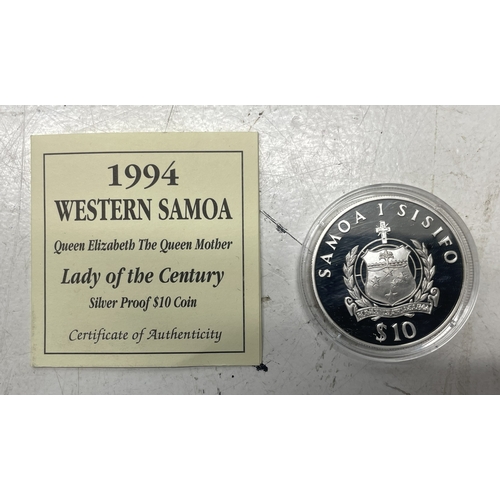 16 - A collection of seven silver 