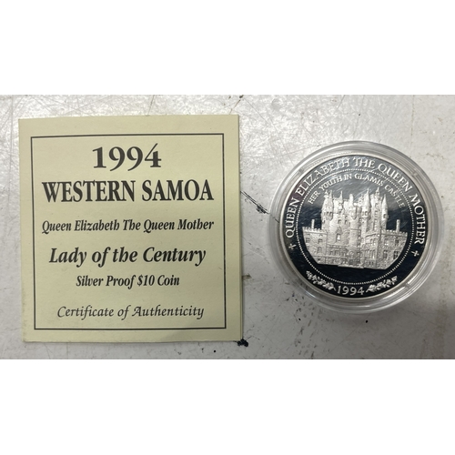 16 - A collection of seven silver 