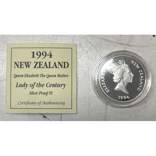 16 - A collection of seven silver 