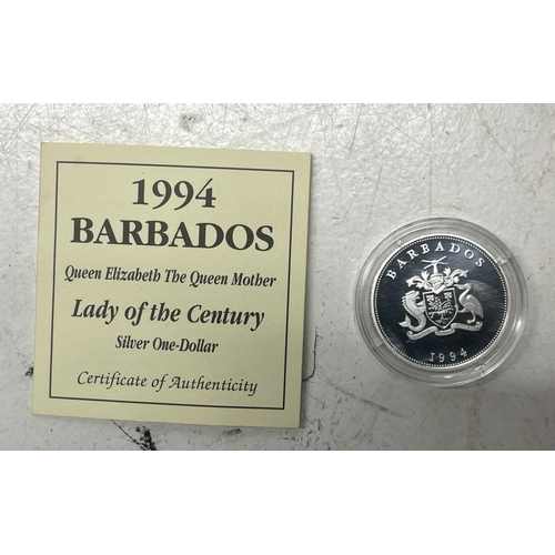 16 - A collection of seven silver 