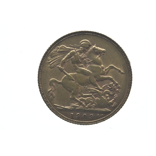 22 - United Kingdom - Edward VII (1901-1910) gold 1909 full sovereign, London Mint
Location: CAB 2
If the... 