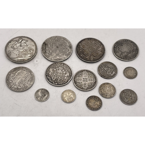 47 - United Kingdom - a collection of coins from William IV (1830-1837), George III (1760-1820), George I... 