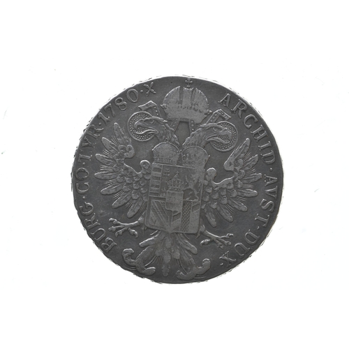 50 - Austria - Maria Theresa, 1 Thaler 1780 re-strike, 5g.
Location: CAB 2