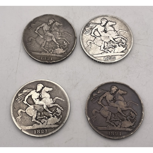 55 - United Kingdom - George IV (1820-1830), four crowns, total weight 109.5g.
Location: CAB 4