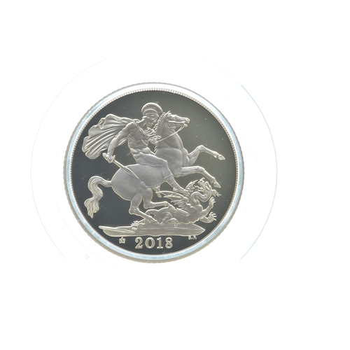 8 - United Kingdom - Elizabeth II (1952-2022), Gold 2018 Proof full Sovereign, boxed with certificate of... 