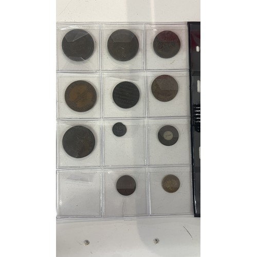11 - A collection of 21 tokens and models to include an 1812 Tredegar and Coal Company Penny Token, a 179... 