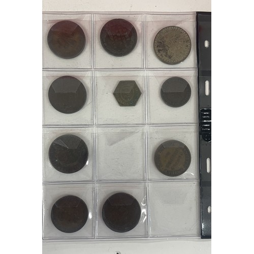 11 - A collection of 21 tokens and models to include an 1812 Tredegar and Coal Company Penny Token, a 179... 