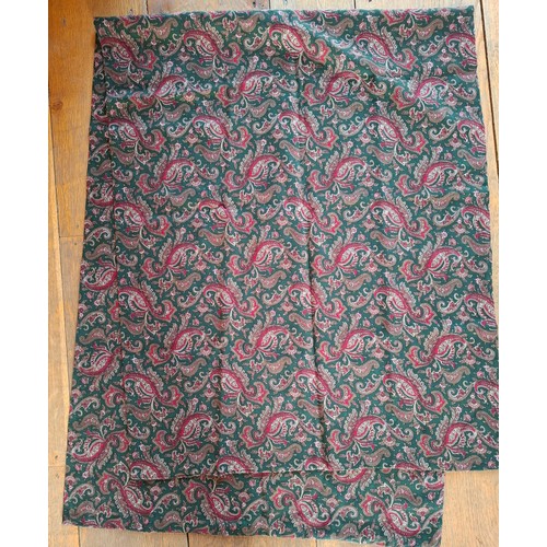 17 - Elizabeth Emanual- A late 20th Century wool mix belted cape having a chevron design UK10 together wi... 