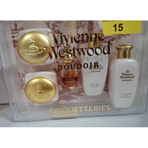 15 - Vivienne Westwood- Fragrances to include a 20ml full bottle of 'Boudoir' parfum in original presenta... 