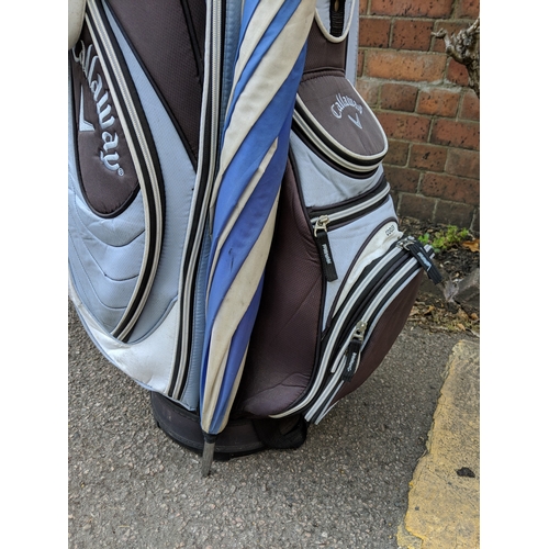 197 - A collection of golf clubs to include drivers, irons, and putters by Radar RFT Contact Pro, Baffler ... 