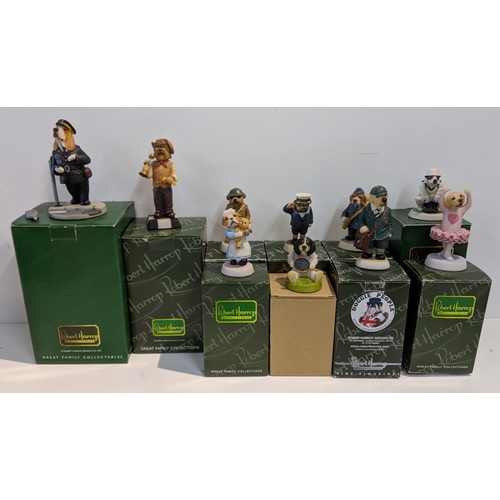 204 - Ten Robert Harrop Design Doggie People to include DPYP13 Yorkshire Terrier Candlestick Maker 307/800... 