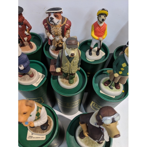 207 - Ten Robert Harrop Design Doggie People to include CP03 Westie Sculptor 1996, CC79a Cavalier King Cha... 