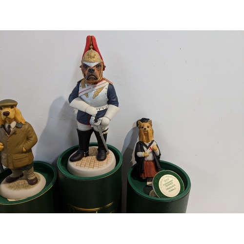 208 - Seven Robert Harrop Design figures to include CC101A Cocker Spaniel Shooting Gold, BD13 Sydney, CGFG... 