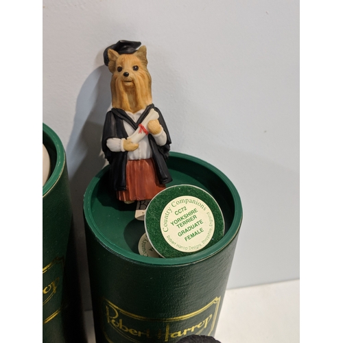 208 - Seven Robert Harrop Design figures to include CC101A Cocker Spaniel Shooting Gold, BD13 Sydney, CGFG... 