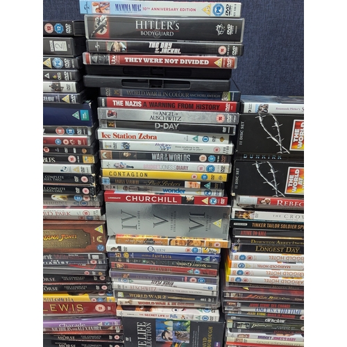 339 - A large collection of assorted DVDs and box sets to include Only Fools and Horses, Indiana Jones, Hi... 