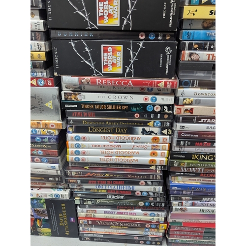 339 - A large collection of assorted DVDs and box sets to include Only Fools and Horses, Indiana Jones, Hi... 
