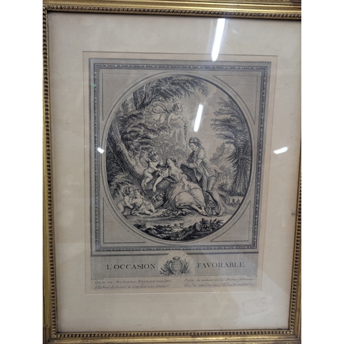 36 - Pictures to include six framed paintings comprising two oils on board by E Meek one depicting a hous... 