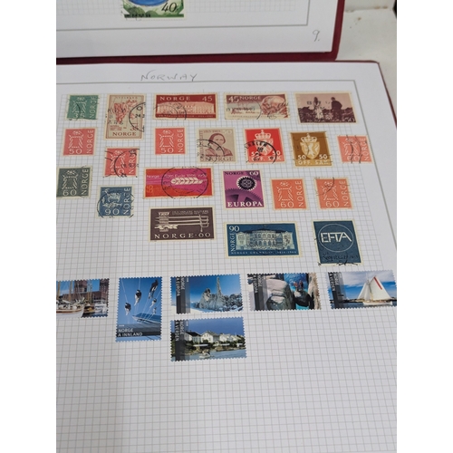 41 - Postage stamps from around the world to include Korea, Australia, Zambia, Isle of Man, Guernsey and ... 
