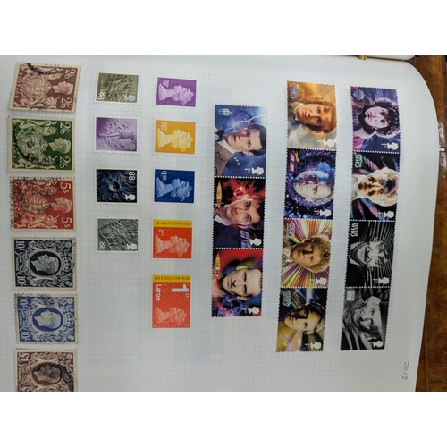 43 - An album filled with Royal Mail postage stamps containing over 1000 First Class postage stamps along... 