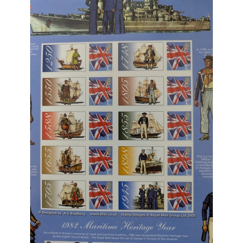 47 - An album filled with Royal Mail postage stamps containing over 350 First Class postage stamps togeth... 