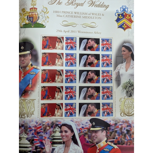 47 - An album filled with Royal Mail postage stamps containing over 350 First Class postage stamps togeth... 