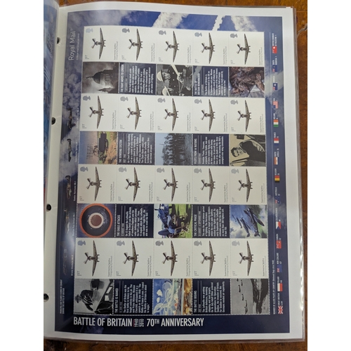 47 - An album filled with Royal Mail postage stamps containing over 350 First Class postage stamps togeth... 