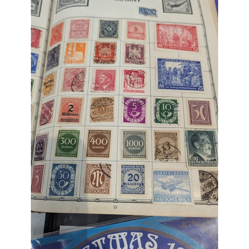 53 - A collection of world postage stamps to include Chinese, Palestine, Uganda, Germany and other exampl... 