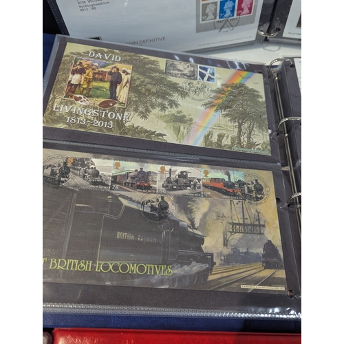 54 - A large quantity of First Day covers all within albums. to include commemorative examples, TV soap r... 