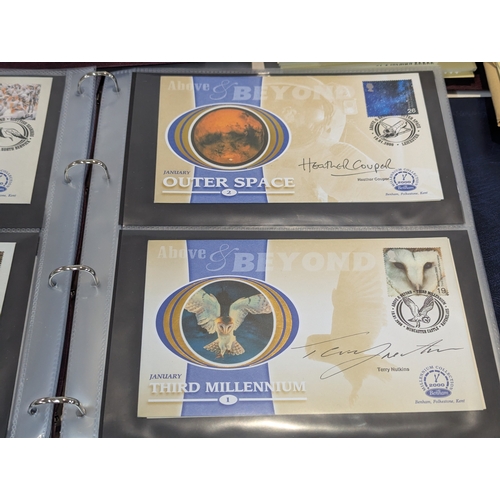 59 - A large collection of First Day covers to include commemorative examples and others housed within al... 