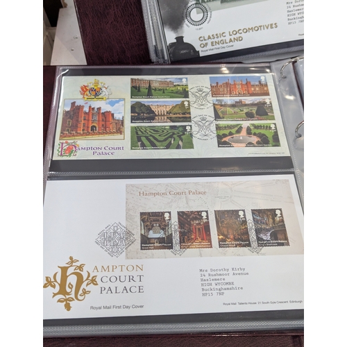 59 - A large collection of First Day covers to include commemorative examples and others housed within al... 