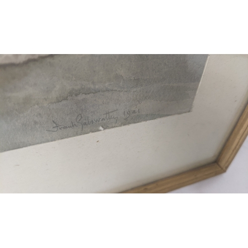 253 - A framed and glazed watercolour titled Shells & Fish signed Frank Galsworthy 39 x 35cm Location:
If ... 