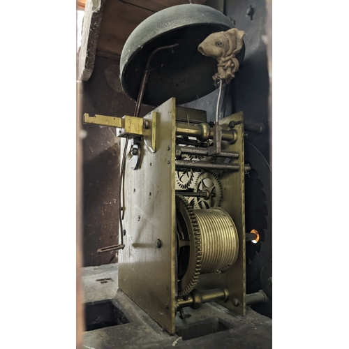 307 - A George III oak 8-day longcase clock, the gilt dial signed 'Richard Roe, Haslemere', having a strik... 