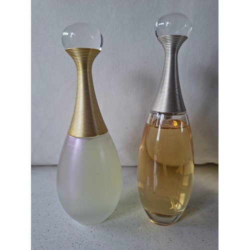 26 - Christian Dior- Two bottles of J'Adore, approx 95% full, comprising L'Eau de Toilette 100ml and Eau ... 