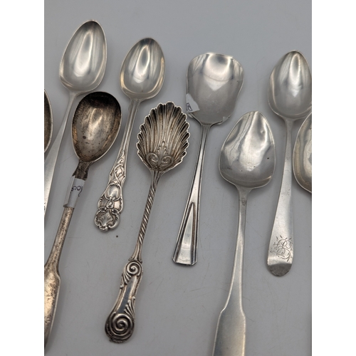31 - An assortment of silver tea spoons comprising of George III examples and later, total weight 168.4g
... 